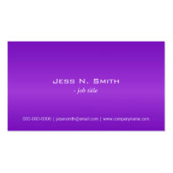 Simple, elegant shining purple business cards. business card