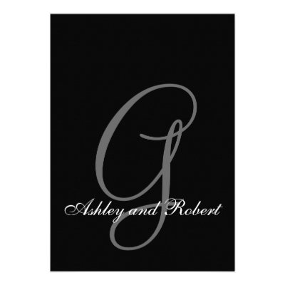 SImple Elegant Wedding Invitations