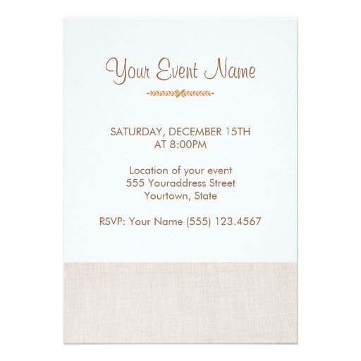 Simple Fall Event  Pumpkin Modern Invitation