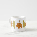 Simple Fall Leaves Designer Espresso Mug