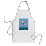 Simple Flowers blue Apron