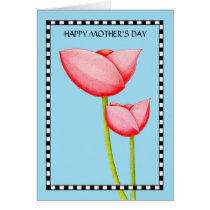 Simple Flowers Mother's Day Card cards
