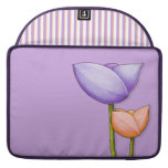 Simple Flowers purple Macbook Pro 15" Sleeve MacBook Pro Sleeve