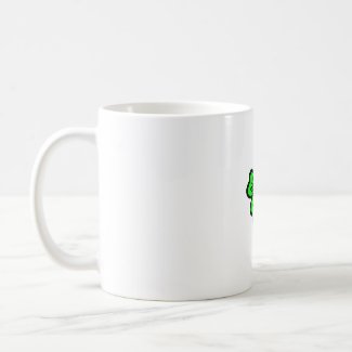 simple four leaf clover st pats green.png mugs