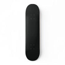 Simple graceful retro black surface skateboards