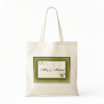 Simple Green Wedding Floral bags