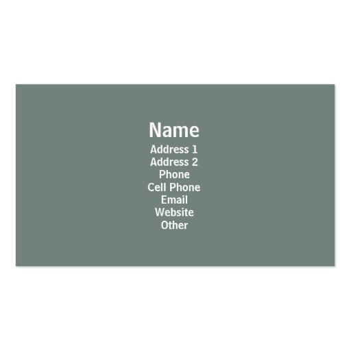 Simple Grey Business Cards