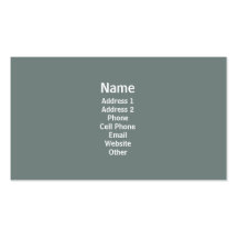 Simple Grey Business Cards