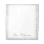 Simple Grey Clouds Teacher Notepad