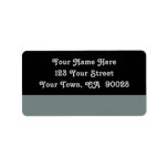 simple grey color labels