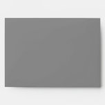 Simple Grey Modern Wedding Envelopes