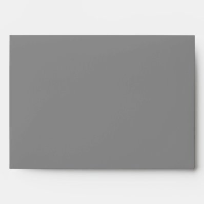 Simple Grey Modern Wedding Envelopes