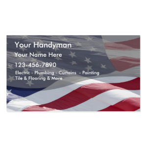 Simple Handyman Business Card