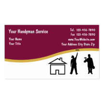Simple Handyman Business Cards
