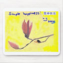 simple happiness mousepads by happysongy simple happiness mousepads