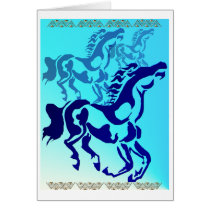 Simple Horse cards