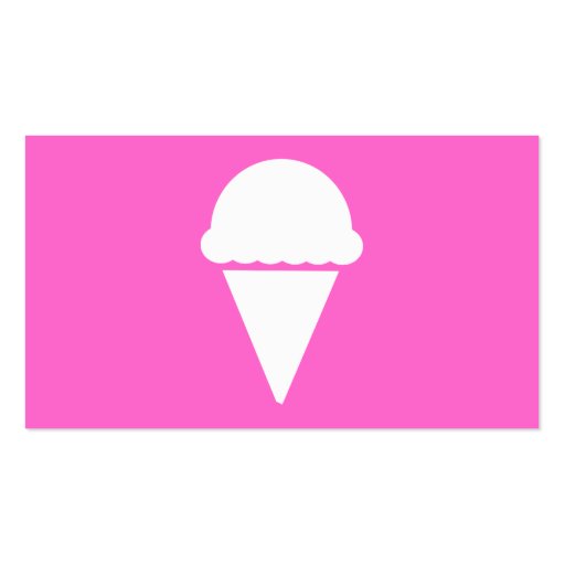 simple ice cream business cards (back side)