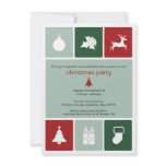 Simple Icons Christmas Party Invitation
