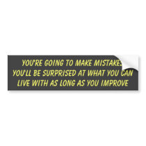 Simple Instructions Bumper Sticker