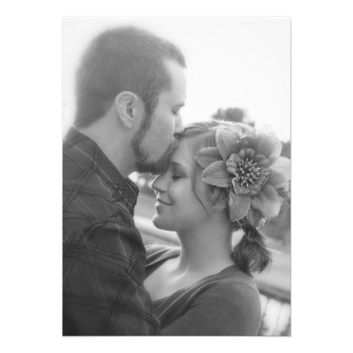 Simple Ivory Wedding Invitation