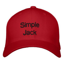 Simple Jack embroidered hats by bordrider123 Simple Jack embroidered hats