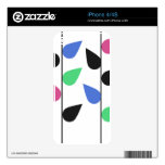Simple Leaves Decal For The iPhone 4