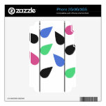Simple Leaves Decals For iPhone 2G