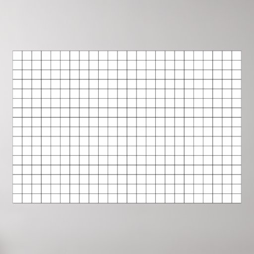 Simple Lens Distortion Grid Print | Zazzle