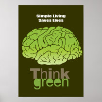 Simple Living Saves Lives Posters