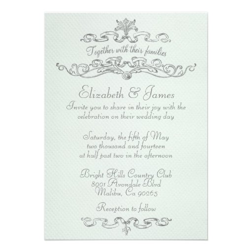 Simple Luxurious Wedding Invitations