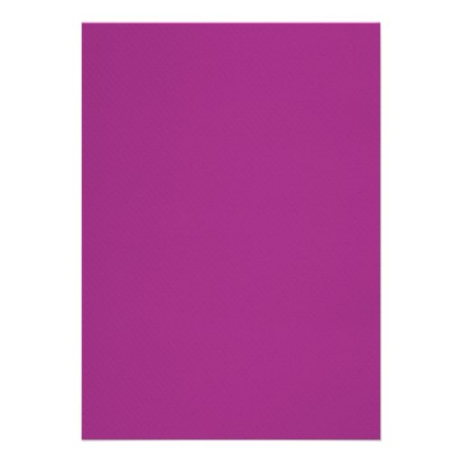 Simple Luxury Fuchsia Wedding Invitations