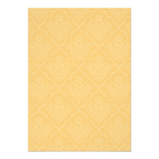 Simple Luxury Gold Damask Wedding Invitations