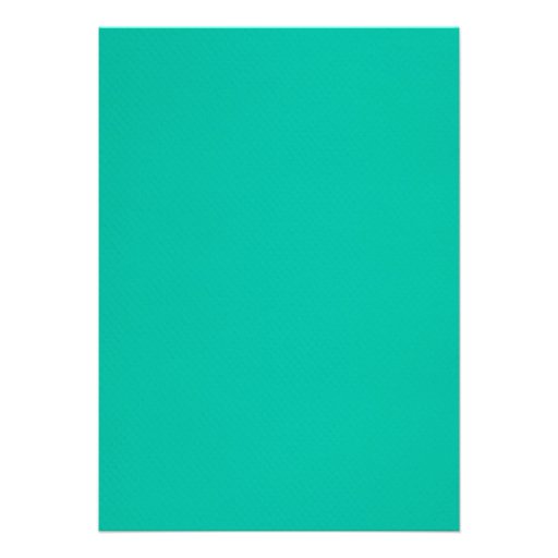 Simple Luxury Turquoise Wedding Invitations