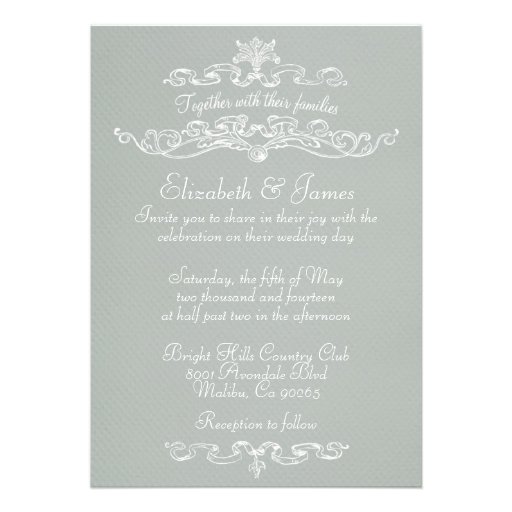 Simple Luxury Wedding Invitations