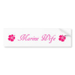 simple marine wife bumper stickers
