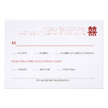 Simple Minimalist Double Happiness Chinese Wedding invitations