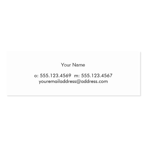 Simple Minimalistic Black Modern Professional Business Card Template (back side)
