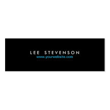 Simple Minimalistic Solid Black No. 2 Business Card Templates