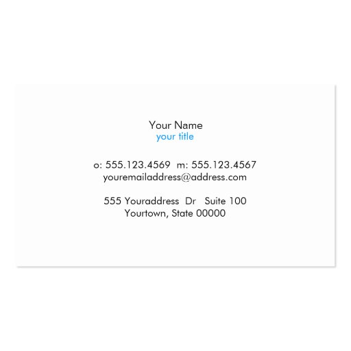 Simple Minimalistic Solid Gray Linen Look No. 2 Business Card Template (back side)