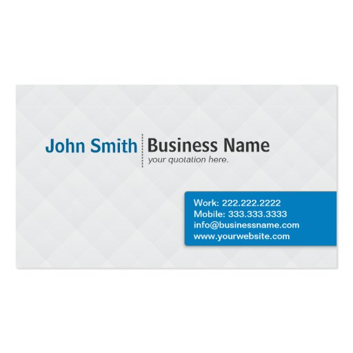 Simple Modern Office business card (front side)