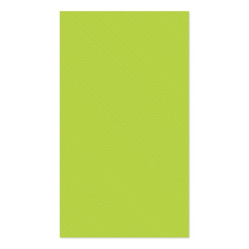 Simple Monogram Designer Business Card (lime) (back side)