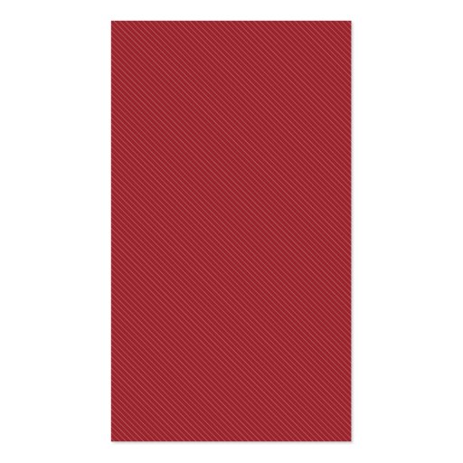 Simple Monogram Designer Business Card (red) (back side)