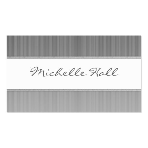 Simple Monotone Business Card (front side)