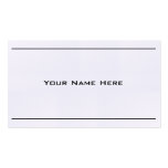 Simple Name Card Business Card Template