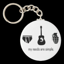 Simple Needs keychains