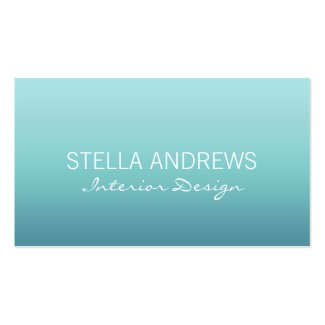 Simple Ombre Gradient Business Card