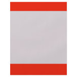 simple orange color flyer design