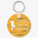 simple orange keychains