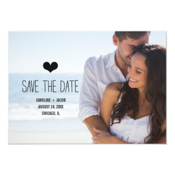 Simple Photo Save the Date Card