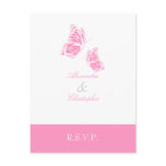 Simple Pink Butterfly RSVP 2